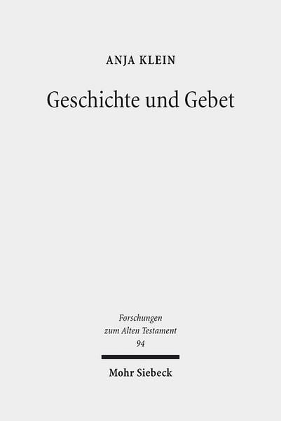 Produktbild: Geschichte und Gebet