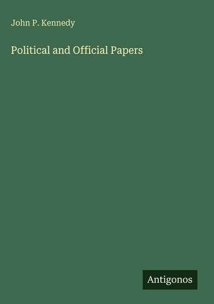 Produktbild: Political and Official Papers