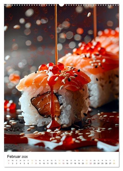 Produktbild: Sushi f&uuml;r Kenner (Wandkalender 2026 DIN A2 hoch), CALVENDO Monatskalender