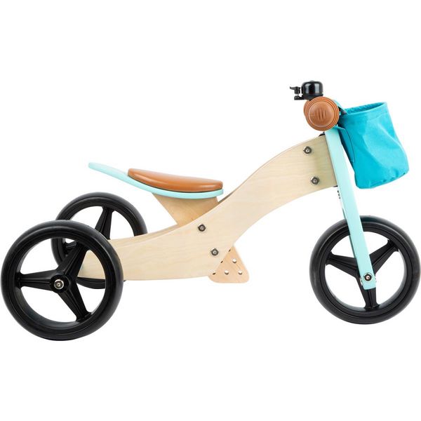Produktbild: Small Foot Laufr&auml;der Laufrad-Trike 2 in 1 T&uuml;rkis