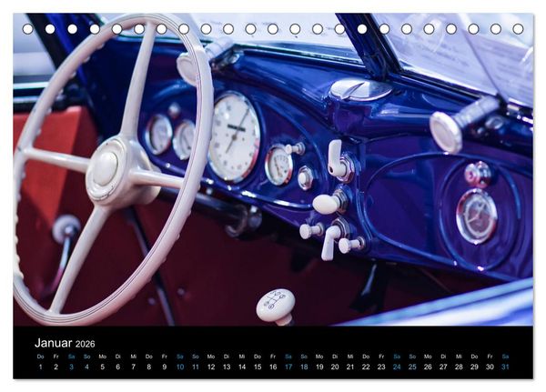 Produktbild: CLASSIC COCKPITS - Funktionale Kunstwerke aus einer anderen Zeit (Tischkalender 2026 DIN A5 quer), CALVENDO Monatskalender