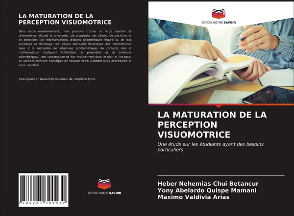 Produktbild: La Maturation De La Perception Visuomotrice