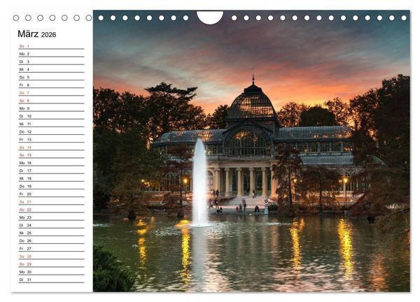 Produktbild: Metropole Madrid (Wandkalender 2026 DIN A4 quer), CALVENDO Monatskalender