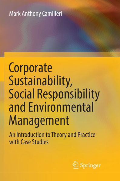 Produktbild: Corporate Sustainability, Social Responsibility and Environmental Management