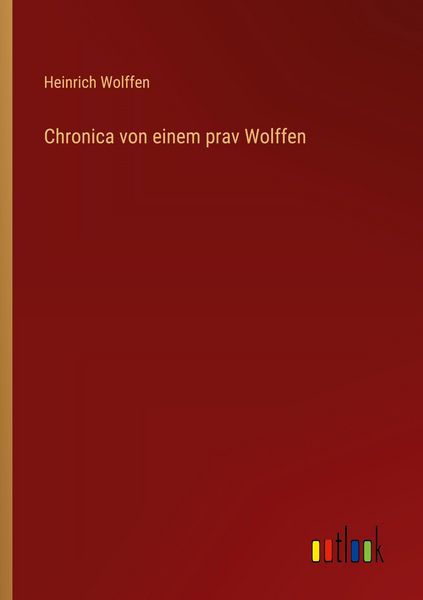 Produktbild: Chronica von einem prav Wolffen