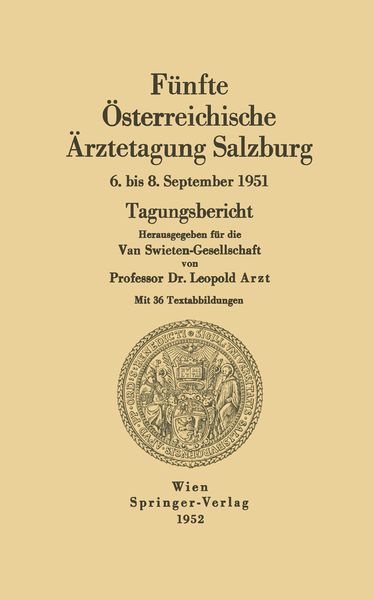 Produktbild: F&uuml;nfte &Ouml;sterreichische &Auml;rztetagung Salzburg