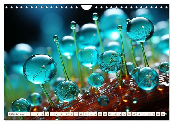 Produktbild: Wunderwelt Mikrokosmos (Wandkalender 2026 DIN A4 quer), CALVENDO Monatskalender