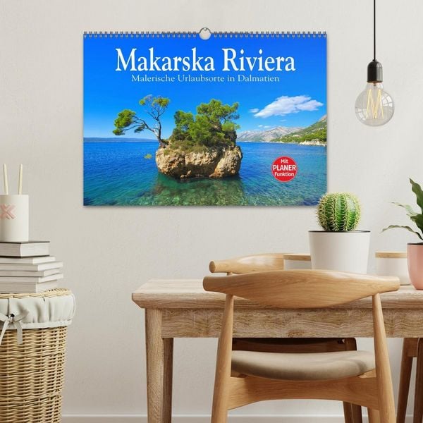 Produktbild: Makarska Riviera - Malerische Urlaubsorte in Dalmatien (Wandkalender 2026 DIN A3 quer), CALVENDO Monatskalender