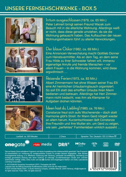 Produktbild: Unsere Fernsehschw&auml;nke - Box 5 [2 DVDs]