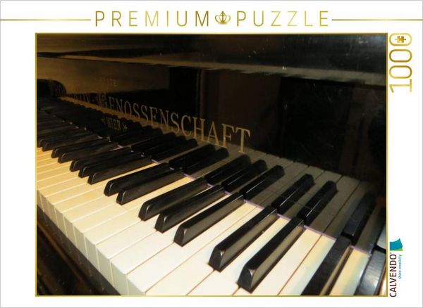 CALVENDO Puzzle Klaviatur - Konzertfügel | 1000 Teile Lege-Größe 64x48cm Foto-Puzzle für glückliche Stunden