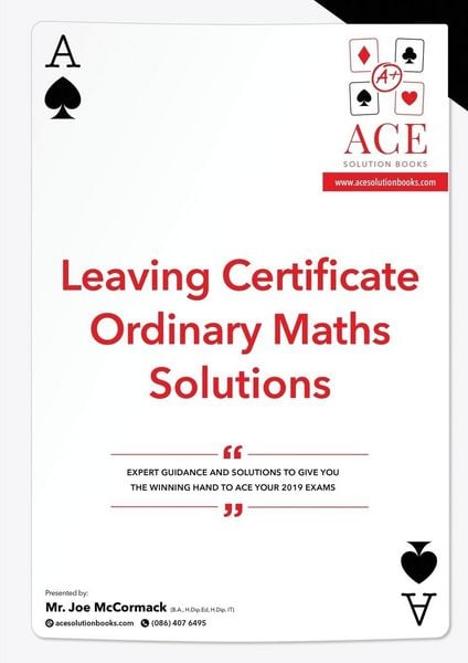 Produktbild: Leaving Certificate Ordinary Maths Solutions 2018/2019