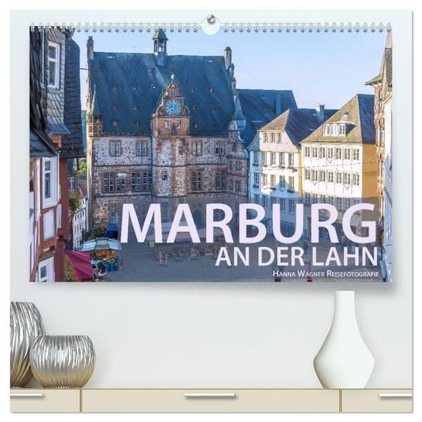 Produktbild: Marburg an der Lahn (hochwertiger Premium Wandkalender 2026 DIN A2 quer), Kunstdruck in Hochglanz