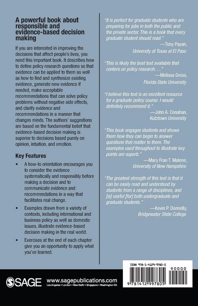 Produktbild: Methods for Policy Research