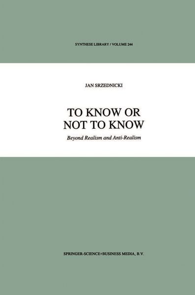Produktbild: To Know or Not to Know