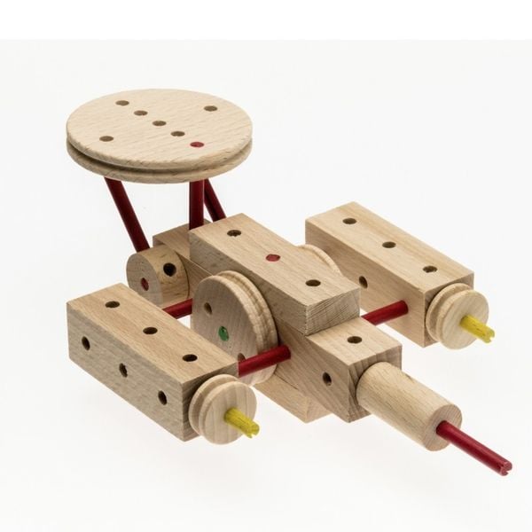 Produktbild: MATADOR 11518 - Space Adventure, Baukasten Weltraum, Holz, 42 Teile, Konstruktionsbaukasten, ab 5 Jahren, Spielend lernen!