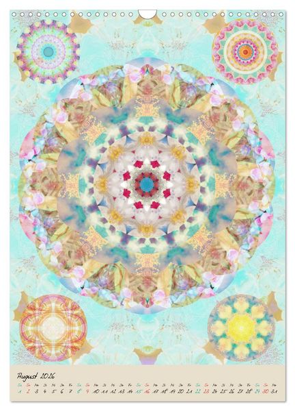 Produktbild: MANDALAS DES LICHTS (Wandkalender 2026 DIN A3 hoch), CALVENDO Monatskalender