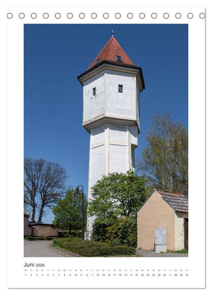 Produktbild: Alte Wassert&uuml;rme (Tischkalender 2026 DIN A5 hoch), CALVENDO Monatskalender