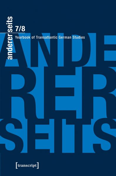 Produktbild: Andererseits - Yearbook of Transatlantic German Studies