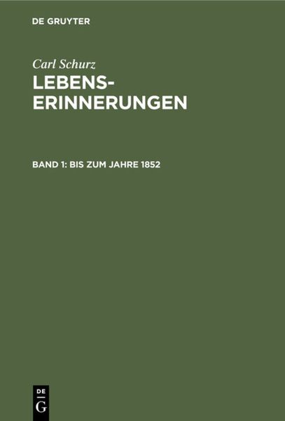 Produktbild: Bis zum Jahre 1852