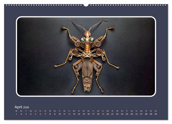 Produktbild: Roboterinsekten (hochwertiger Premium Wandkalender 2026 DIN A2 quer), Kunstdruck in Hochglanz
