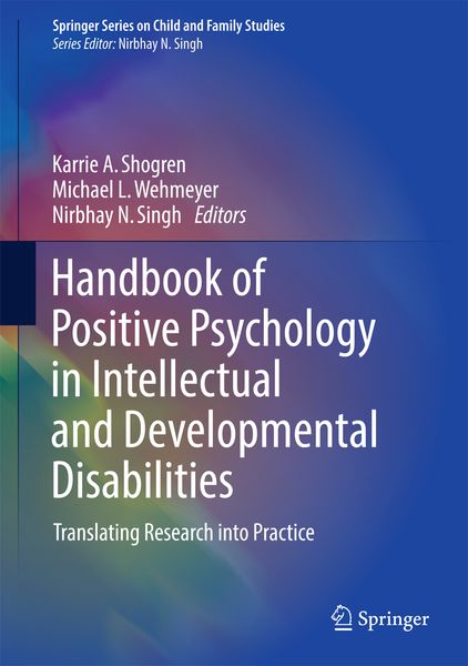Produktbild: Handbook of Positive Psychology in Intellectual and Developmental Disabilities