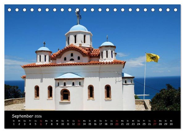 Produktbild: Griechenland - Insel Samos (Tischkalender 2026 DIN A5 quer), CALVENDO Monatskalender