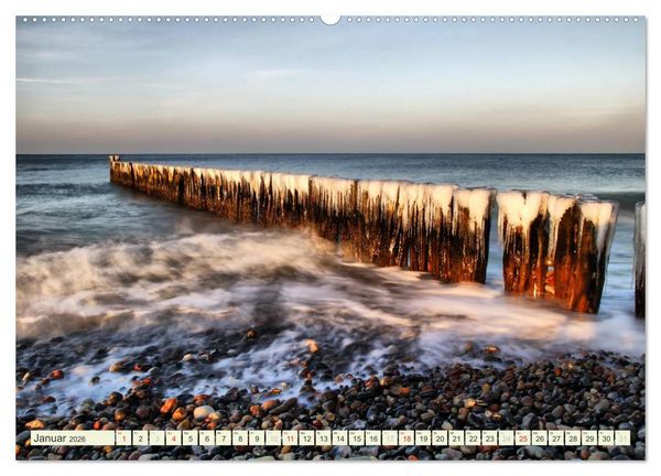 Produktbild: Ostsee - Impressionen (Wandkalender 2026 DIN A2 quer), CALVENDO Monatskalender