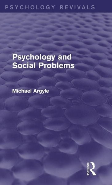 Produktbild: Psychology and Social Problems (Psychology Revivals)