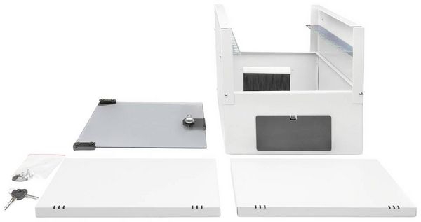 Produktbild: Digitus DN-49100 10 Zoll Wandgeh&auml;use 6 HE Grau, Grau (Metallgeh&auml;use), Grau (RAL 7035)