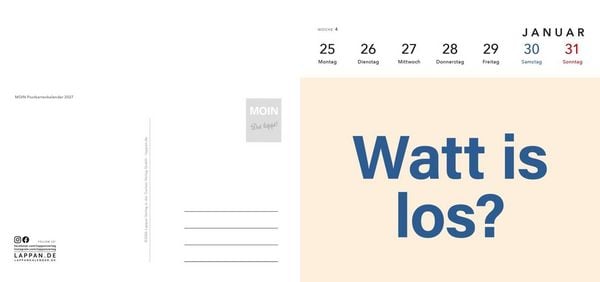 Produktbild: MOIN Postkartenkalender 2027