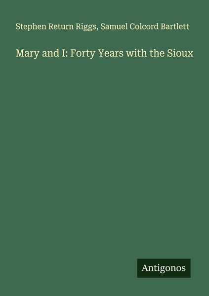 Produktbild: Mary and I: Forty Years with the Sioux