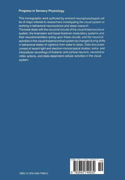Produktbild: The Visual Thalamocortical System and Its Modulation by the Brain Stem Core