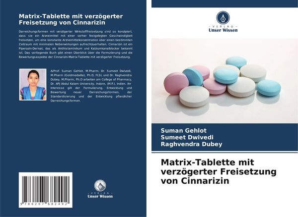 Matrix-Tablette mit verzögerter Freisetzung von Cinnarizin