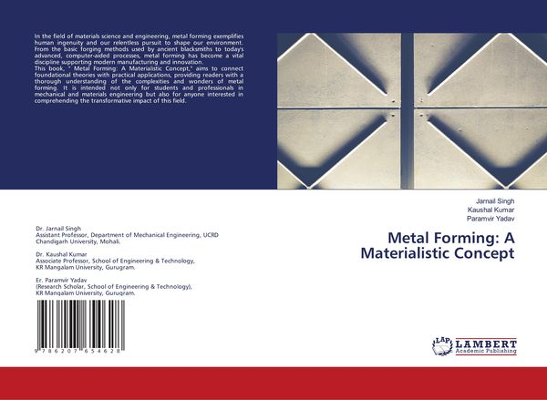 Produktbild: Metal Forming: A Materialistic Concept