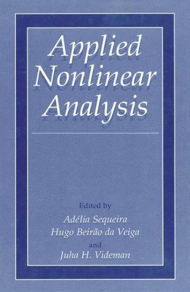 Produktbild: Applied Nonlinear Analysis