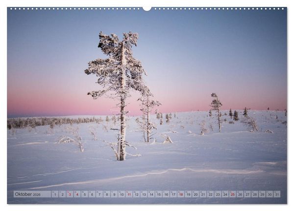 Produktbild: Lappland - Winterwandern Impressionen (hochwertiger Premium Wandkalender 2026 DIN A2 quer), Kunstdruck in Hochglanz