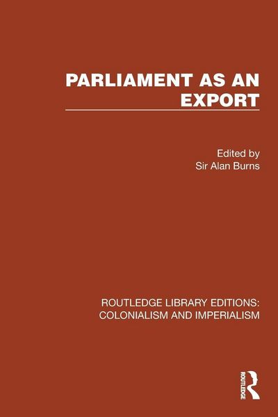 Produktbild: Parliament as an Export