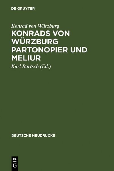 Produktbild: Konrads von W&uuml;rzburg Partonopier und Meliur