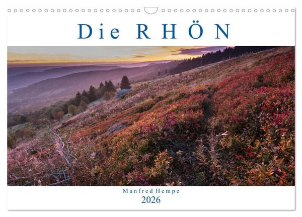 Produktbild: Die Rh&ouml;n (Wandkalender 2026 DIN A3 quer), CALVENDO Monatskalender