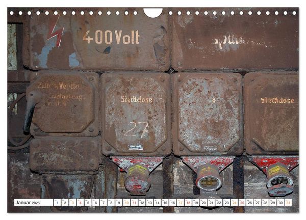 Produktbild: V&ouml;lklinger H&uuml;tte Welterbe seit 1994 (Wandkalender 2026 DIN A4 quer), CALVENDO Monatskalender