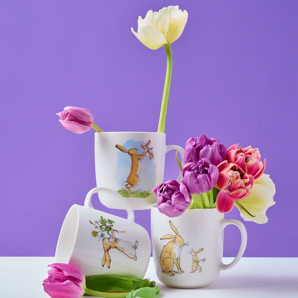 Kaffeebecher, Blume "Weißt du eigentlich, wie lieb ich dich hab?"
