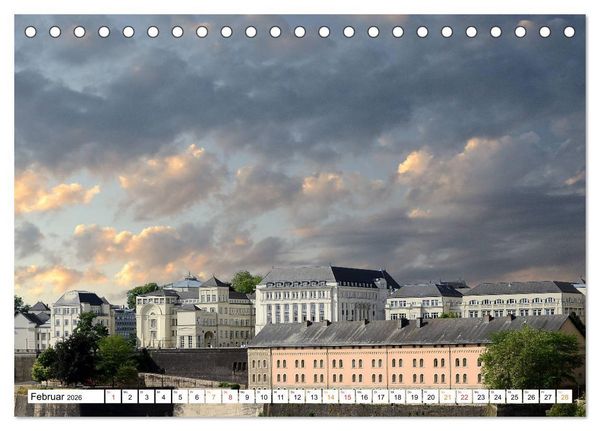 Produktbild: Luxemburg Stadt eine Oase zum Wohlf&uuml;hlen (Tischkalender 2026 DIN A5 quer), CALVENDO Monatskalender