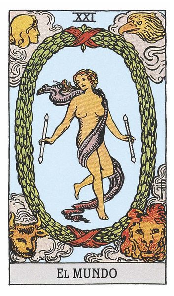 Produktbild: Tarot of A.E. Waite (Blue Edition, Pocket, Spanish)