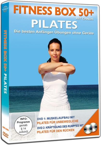 Fitness Box 50+ Pilates - Die besten Anfänger-Übungen ohne Geräte [2 DVDs]
