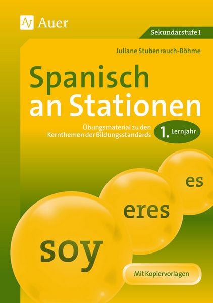 Produktbild: Spanisch an Stationen 1. Lernjahr