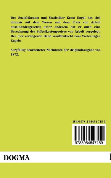Produktbild: Der Preis der Arbeit