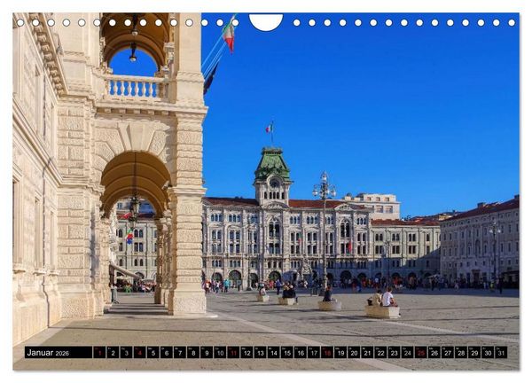 Produktbild: Triest - Habsburger Erbe und italienisches Flair (Wandkalender 2026 DIN A4 quer), CALVENDO Monatskalender