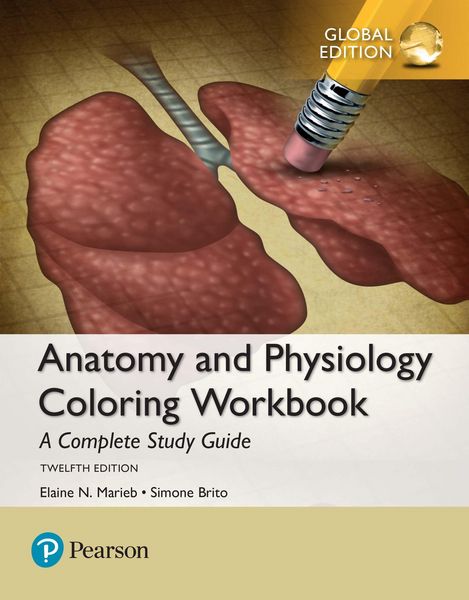 Produktbild: Anatomy and Physiology Coloring Workbook: A Complete Study Guide, Global Edition