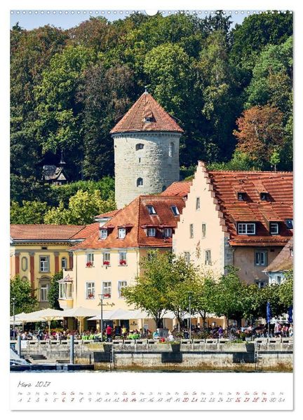 Produktbild: &Uuml;berlingen in 12 wundersch&ouml;nen Motiven (hochwertiger Premium Wandkalender 2027 DIN A2 hoch), Kunstdruck in Hochglanz
