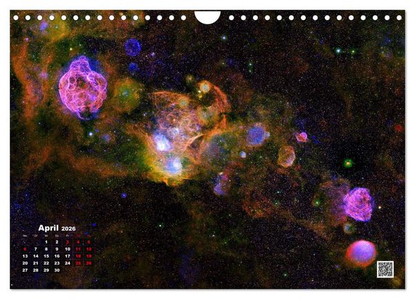 Produktbild: Neue Astrofotos von Stefan Ziegenbalg (Wandkalender 2026 DIN A4 quer), CALVENDO Monatskalender